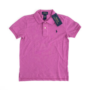 NWT Polo Ralph Lauren Little Boys Mesh Polo Shirt Pink | Pony Navy $49 - Size 6